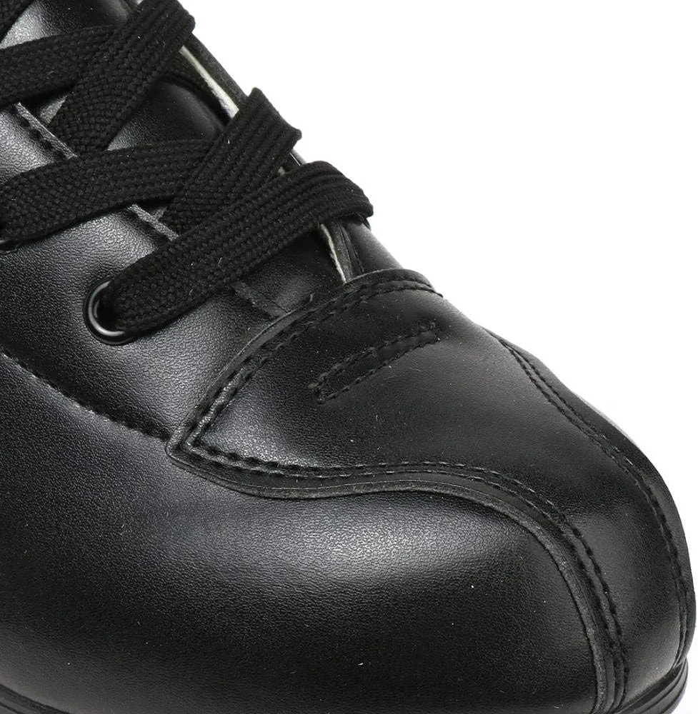 YYW Roller Skates for Women Men, High Top PU Leather Classic Double-Row, Indoor Outdoor, Beginner Shoes Bag