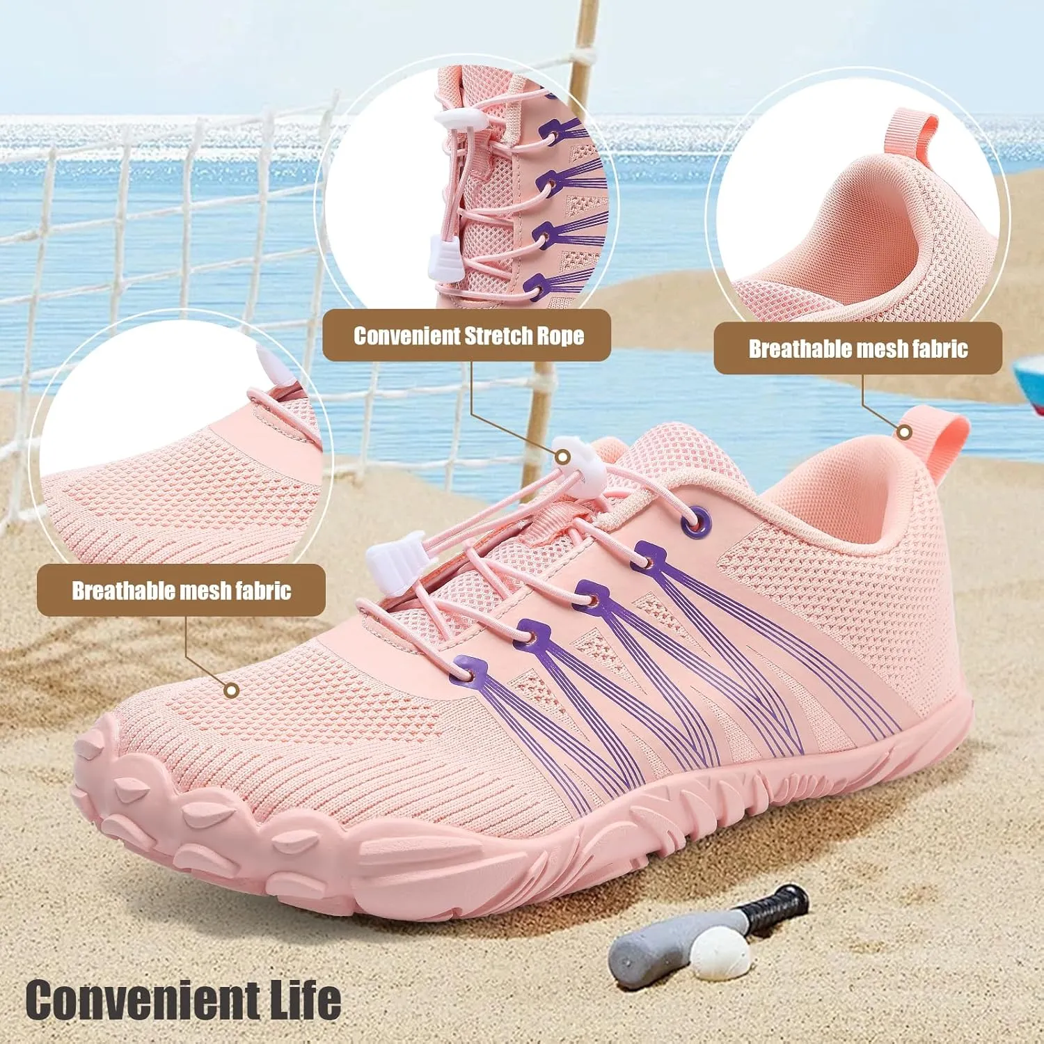 ziitop Barefoot Shoes Women Men Minimalist Shoe Wide Toe Box Zero Drop