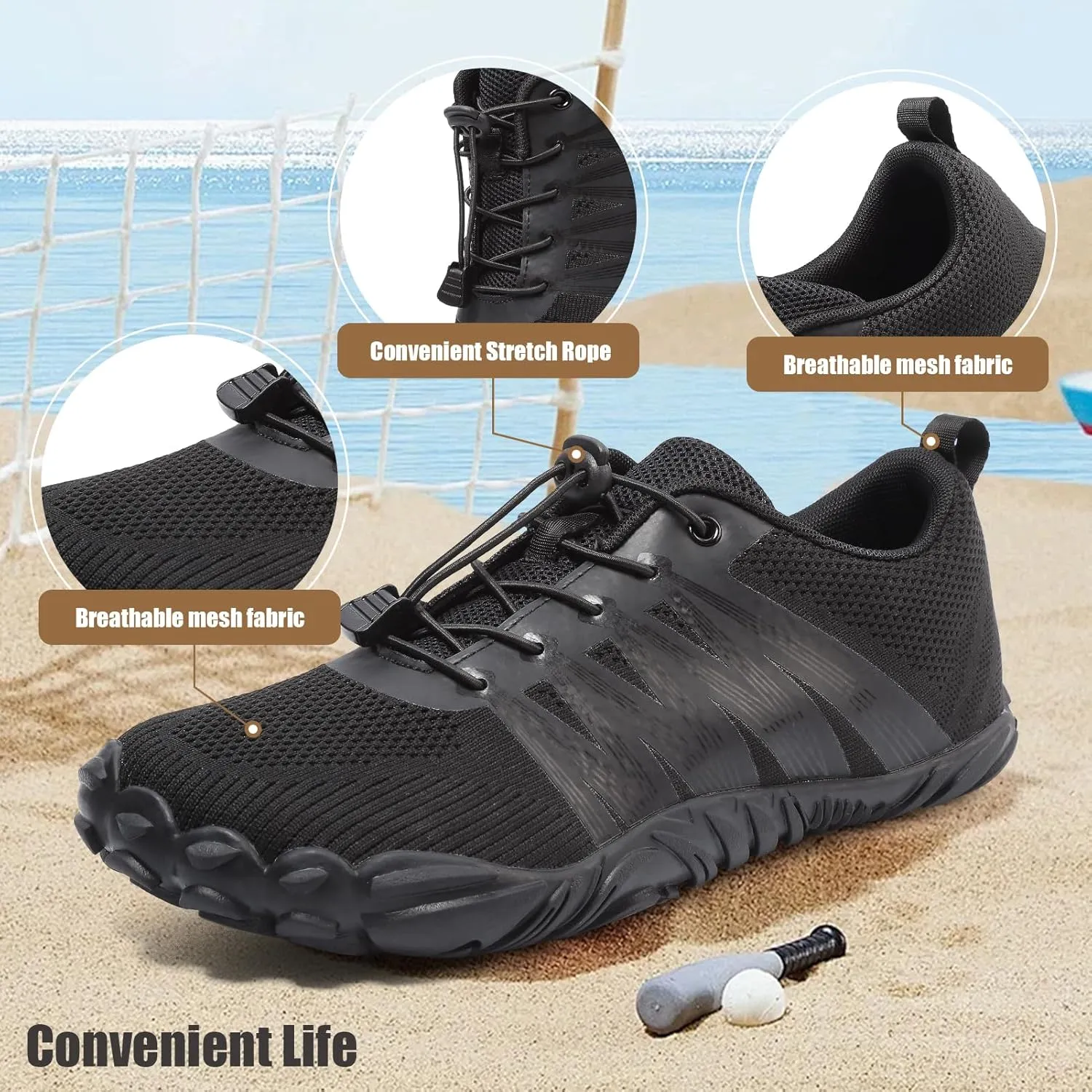 ziitop Barefoot Shoes Women Men Minimalist Shoe Wide Toe Box Zero Drop